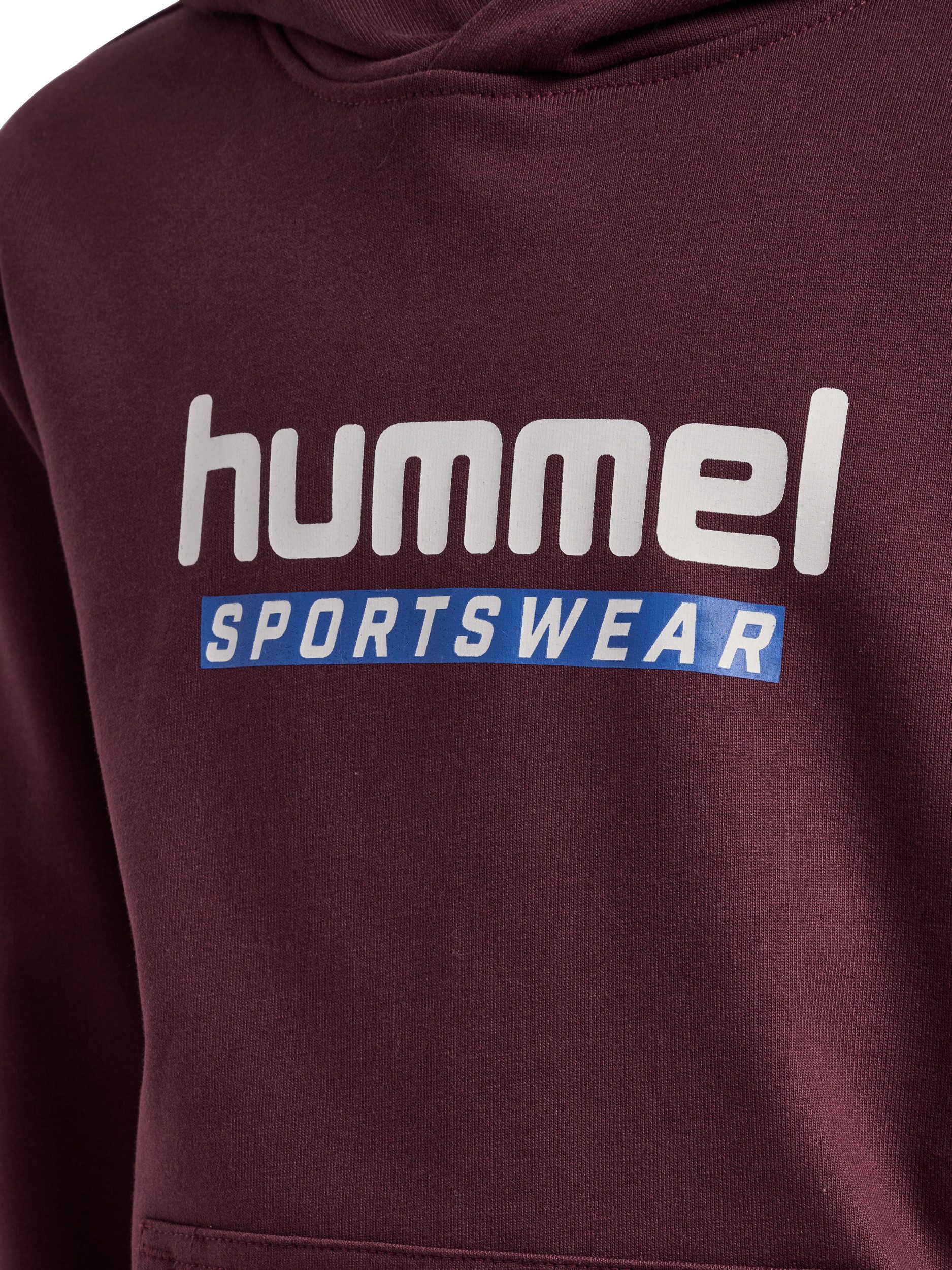 hummel Kapuzensweatshirt mit Kängurutasche, im sportlichen Stil