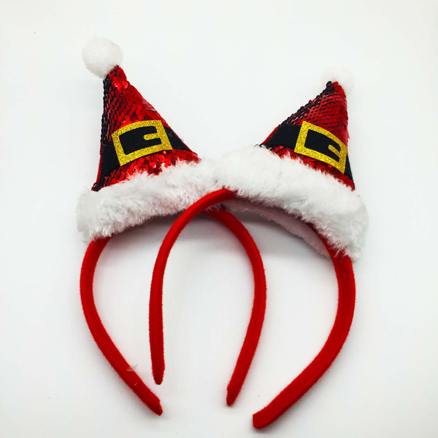 trends for living Diadem Weihnachtsstirnband Haarreif für Weihnachten mit Santa Cap 2 Stück (2-tlg)