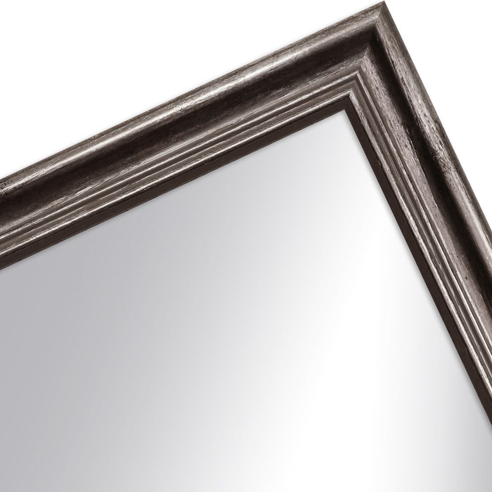 WANDStyle Wandspiegel H400, Silber, aus Massivholz im Stil Antik günstig online kaufen