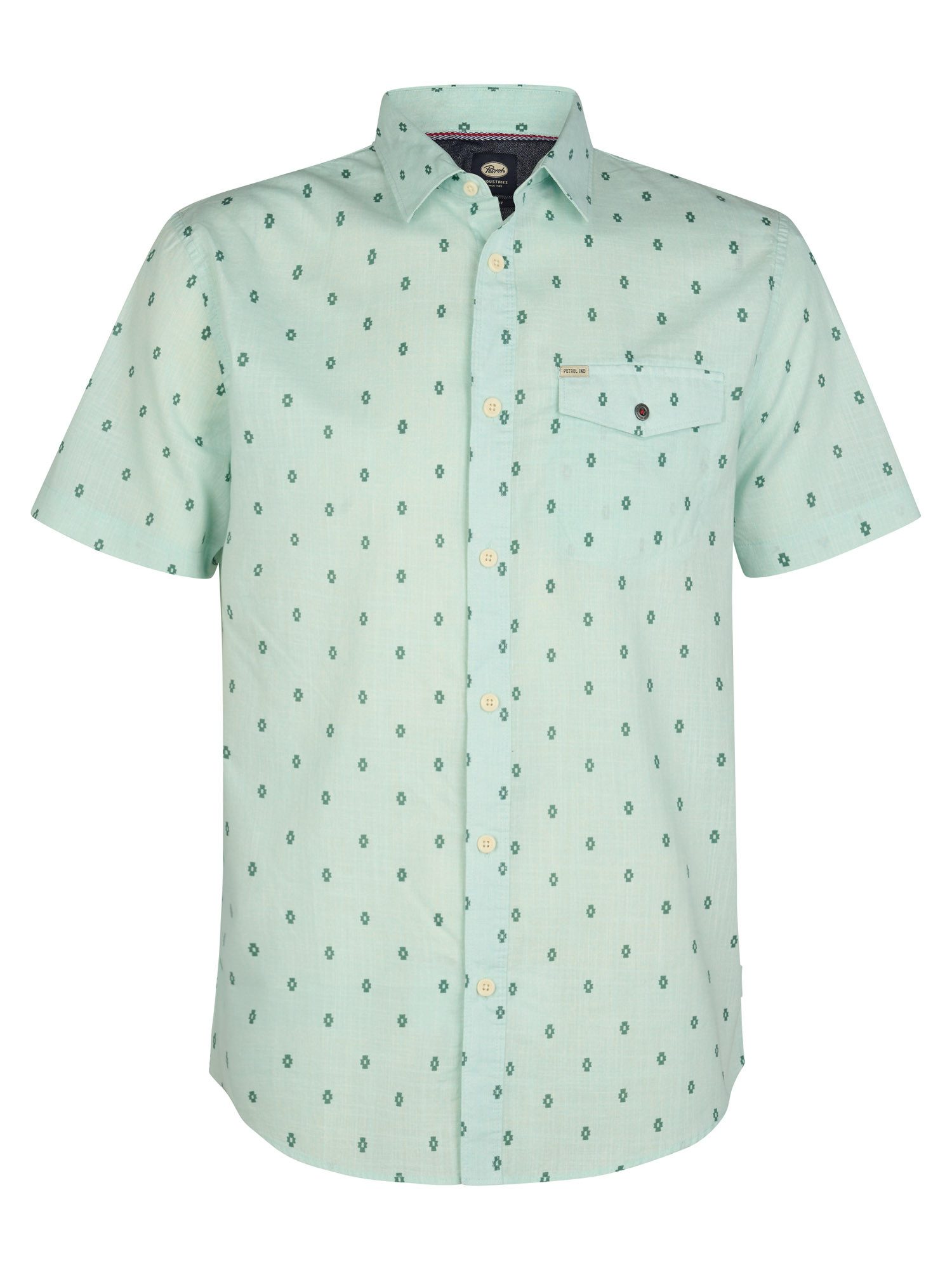 Petrol Industries Kurzarmhemd Men Shirt Short Sleeve AOP mit All-Over Print