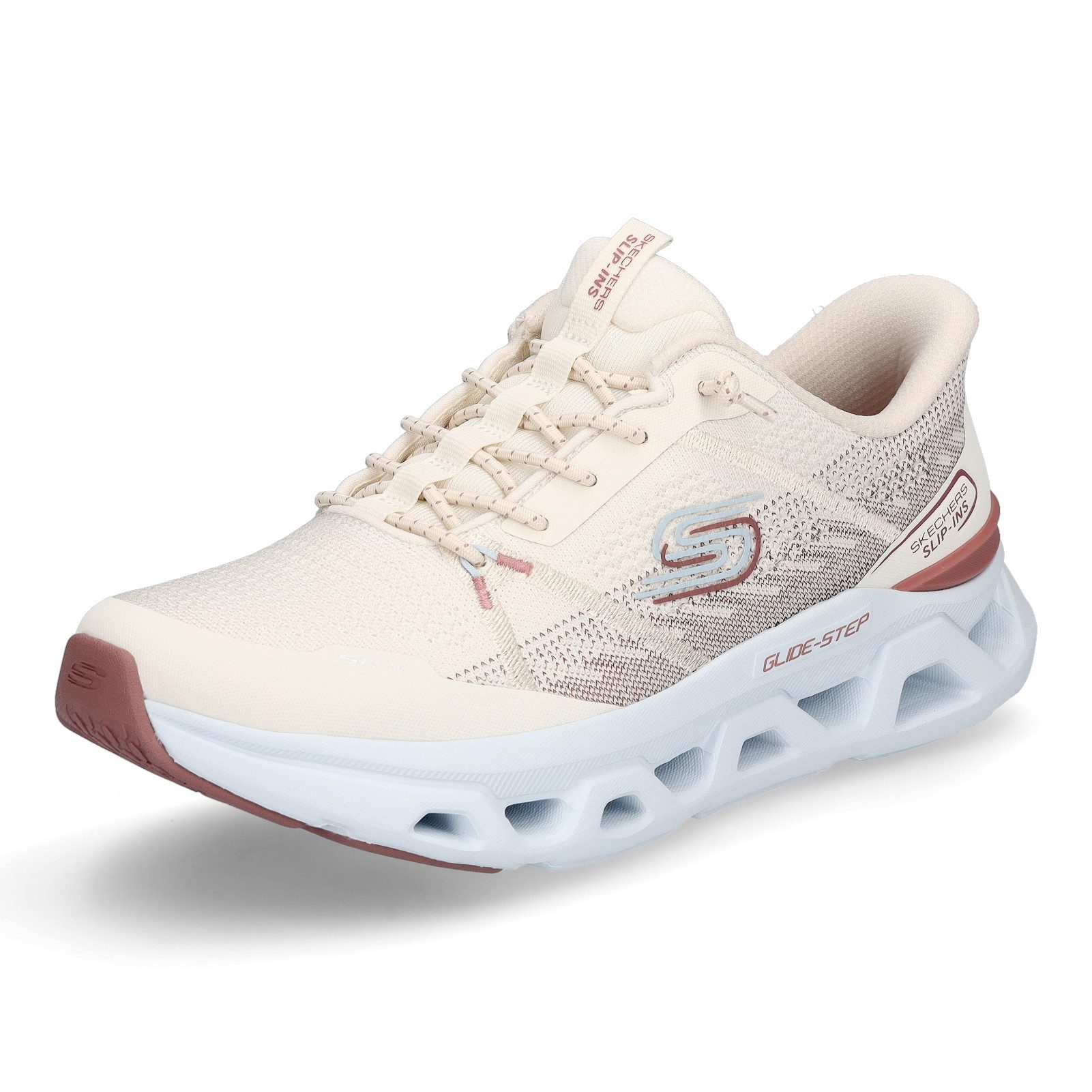 Skechers Damen Sneaker Glide-Step Altus Fast Lane beige Sneaker