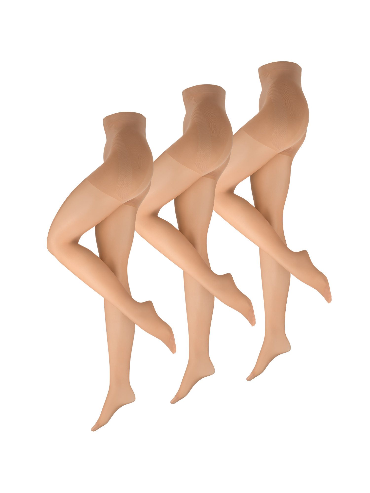 Feinstrumpfhose 3er Sparpack Goodbye Laufmaschen Shape 20 DEN