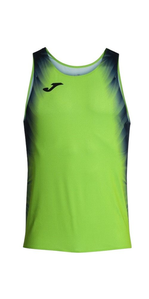 Tanktop Lauf-Tank Top Elite XI (ärmellos) fluogrün/marineblau Herren