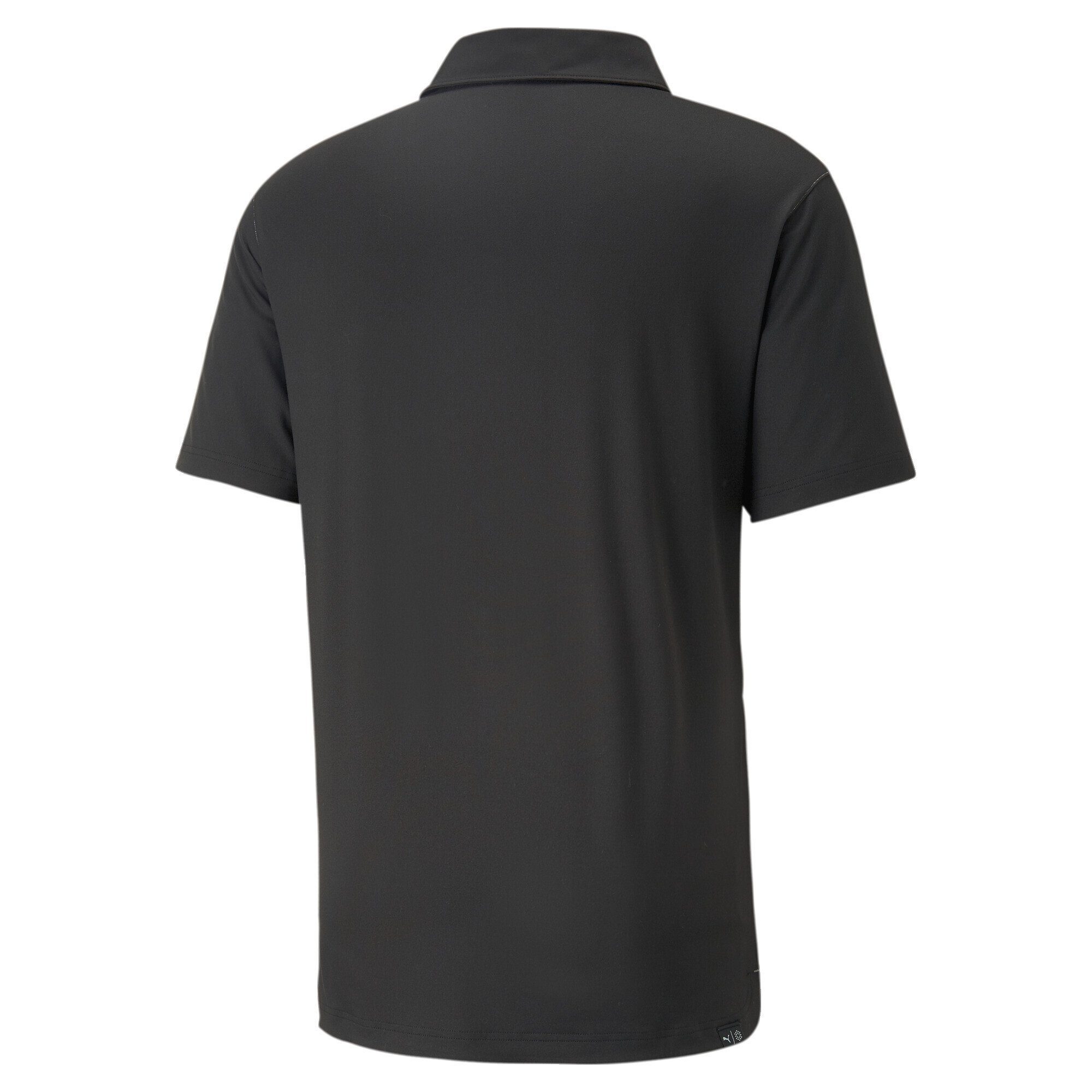 Colourblock Poloshirt PUMA Gray Shade Herren Cloudspun Golfpolo Quiet Black