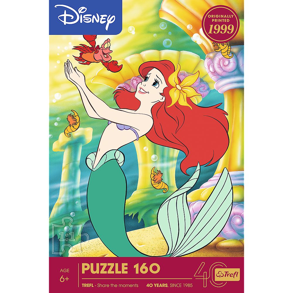 Trefl Puzzle Trefl. Disney Arielle, 160 Teile Puzzle, 160 Puzzleteile