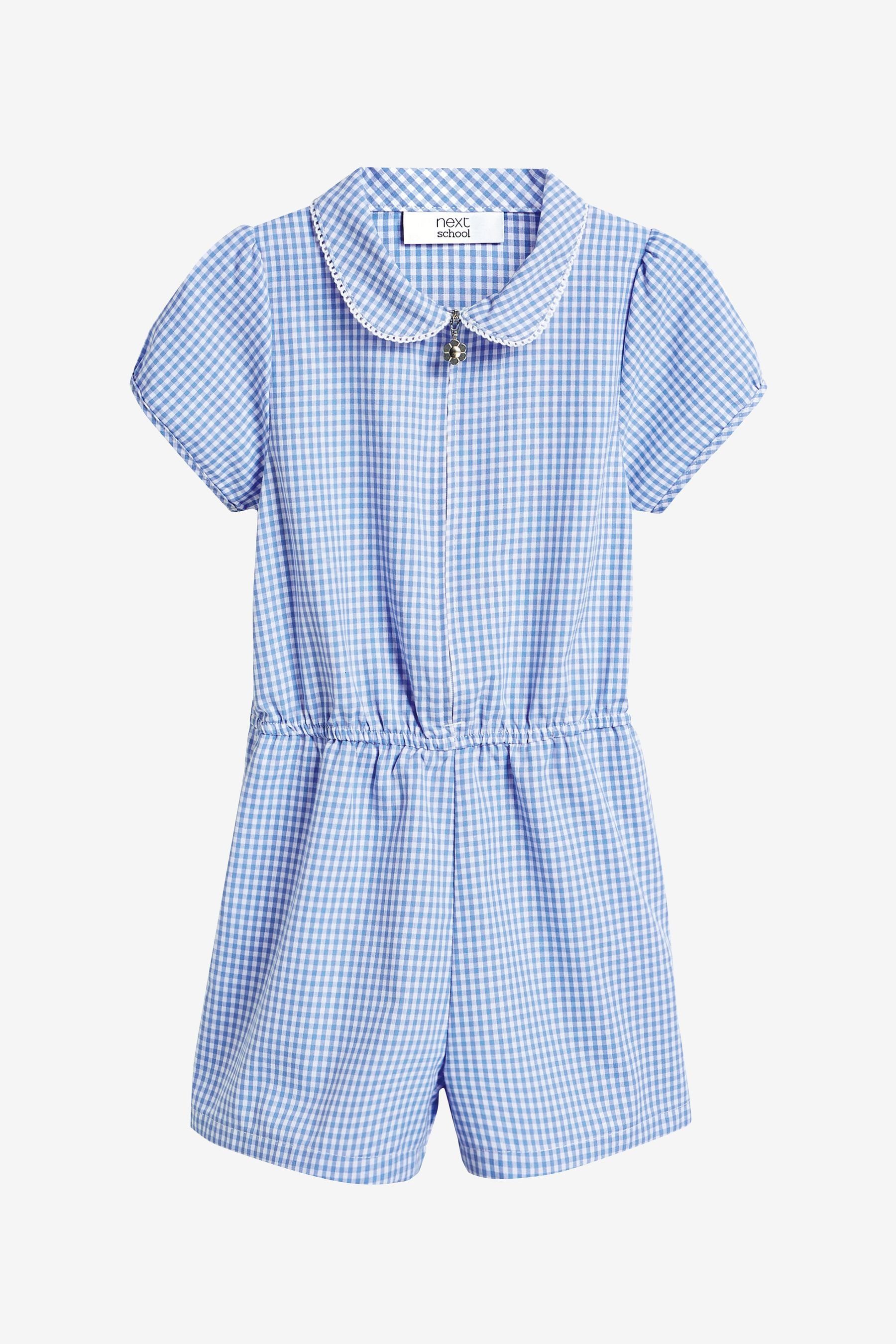 Playsuit Schul-Overall mit Baumwolle und Vichykaros