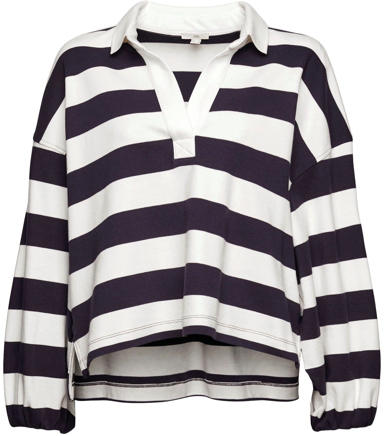 Damen Pullover edc by Esprit Sweatshirt in Streifenoptik