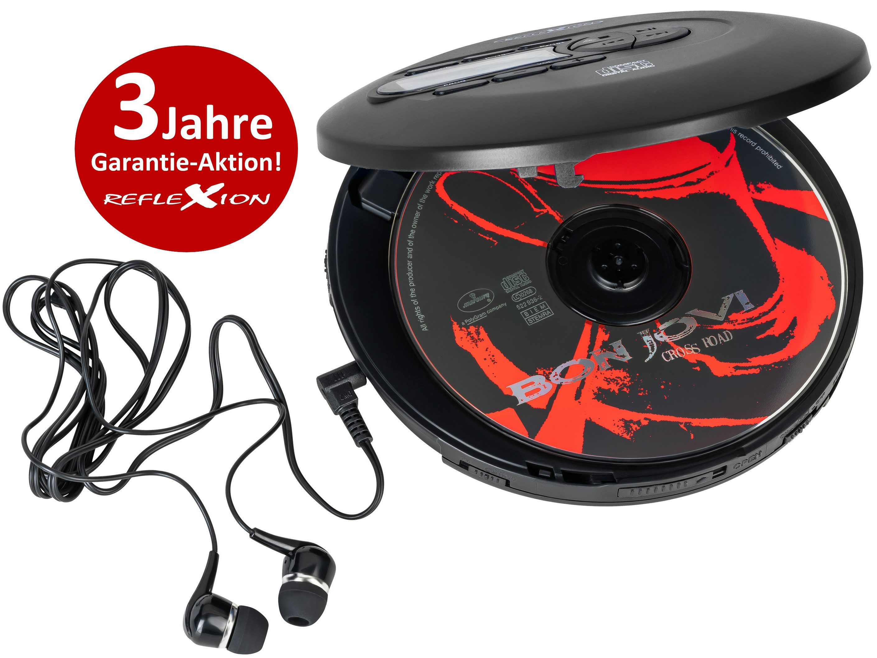 PCD520MF Hochwertiger Discman für ein unverwechselbares Hörerlebnis tragbarer CD-Player