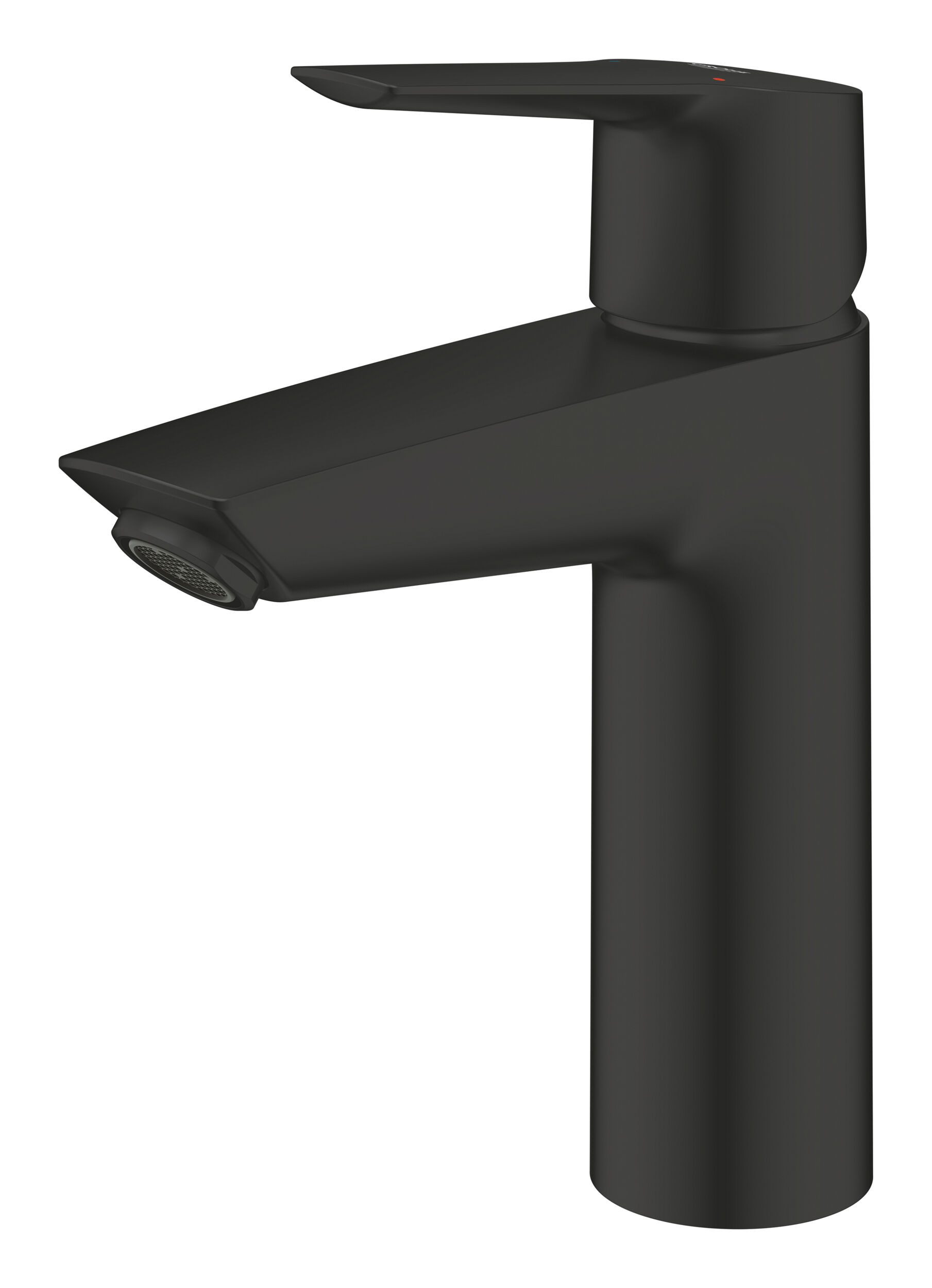 Grohe Waschtischarmatur Start Einhand mit Push-open Ablaufgarnitur M-Size - Mattschwarz