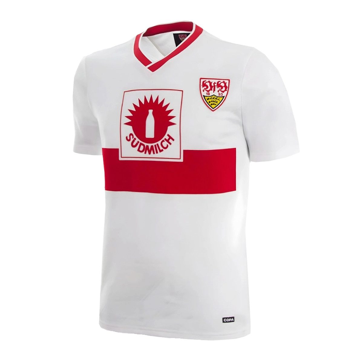COPA Fußballtrikot VFB Stuttgart 1987/89 white (Packung)
