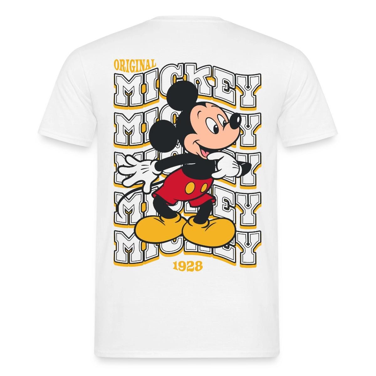 Spreadshirt T-Shirt Mickey & Minnie Mickey Mouse Original 1928 Männer T-Shirt (1-tlg)