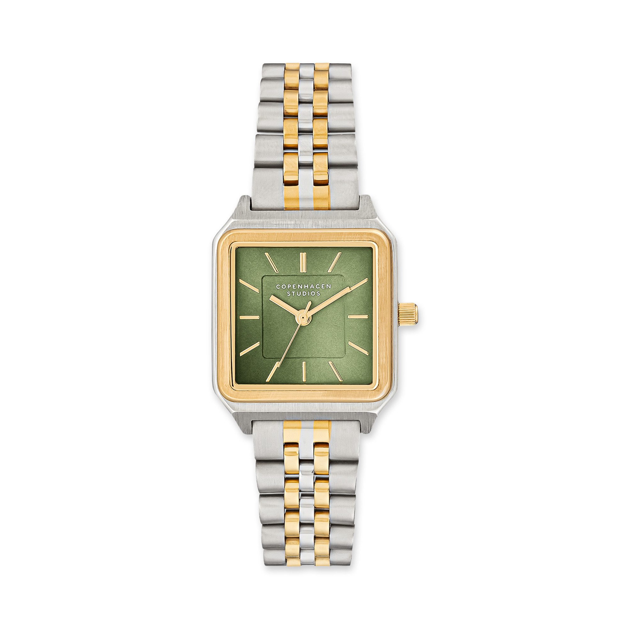 Copenhagen Studios Quarzuhr Vintage Square Watch CPT-0007-MQ, Armbanduhr, Damenuhr, Edelstahlarmband, analog