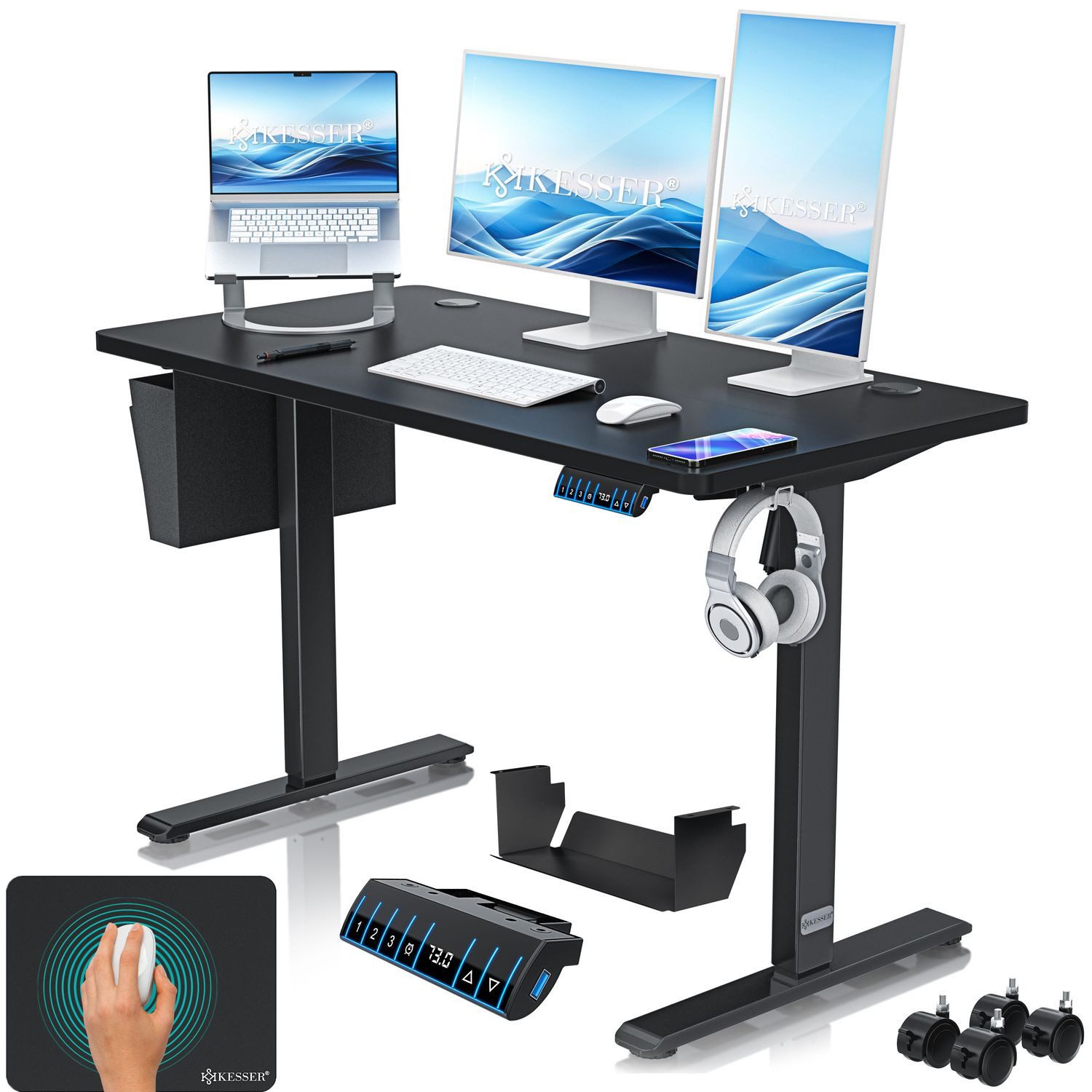 KESSER Schreibtisch, elektrischer & Höhenverstellbarer Computertisch günstig online kaufen