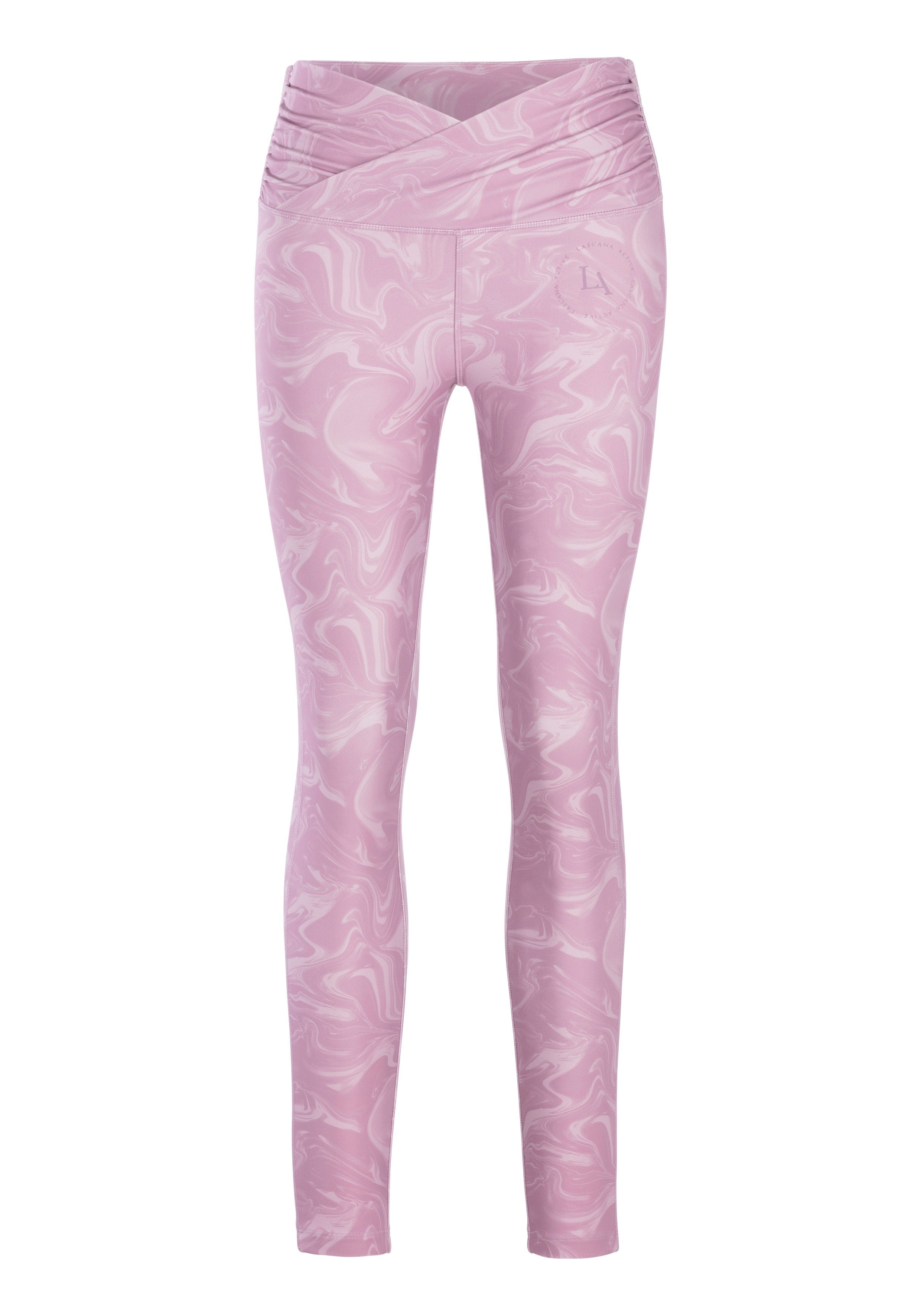LASCANA ACTIVE Funktionsleggings Sportleggings im Allover-Druck günstig online kaufen