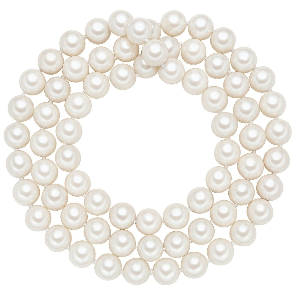 Lulu & Jane Perlenkette weiß günstig online kaufen