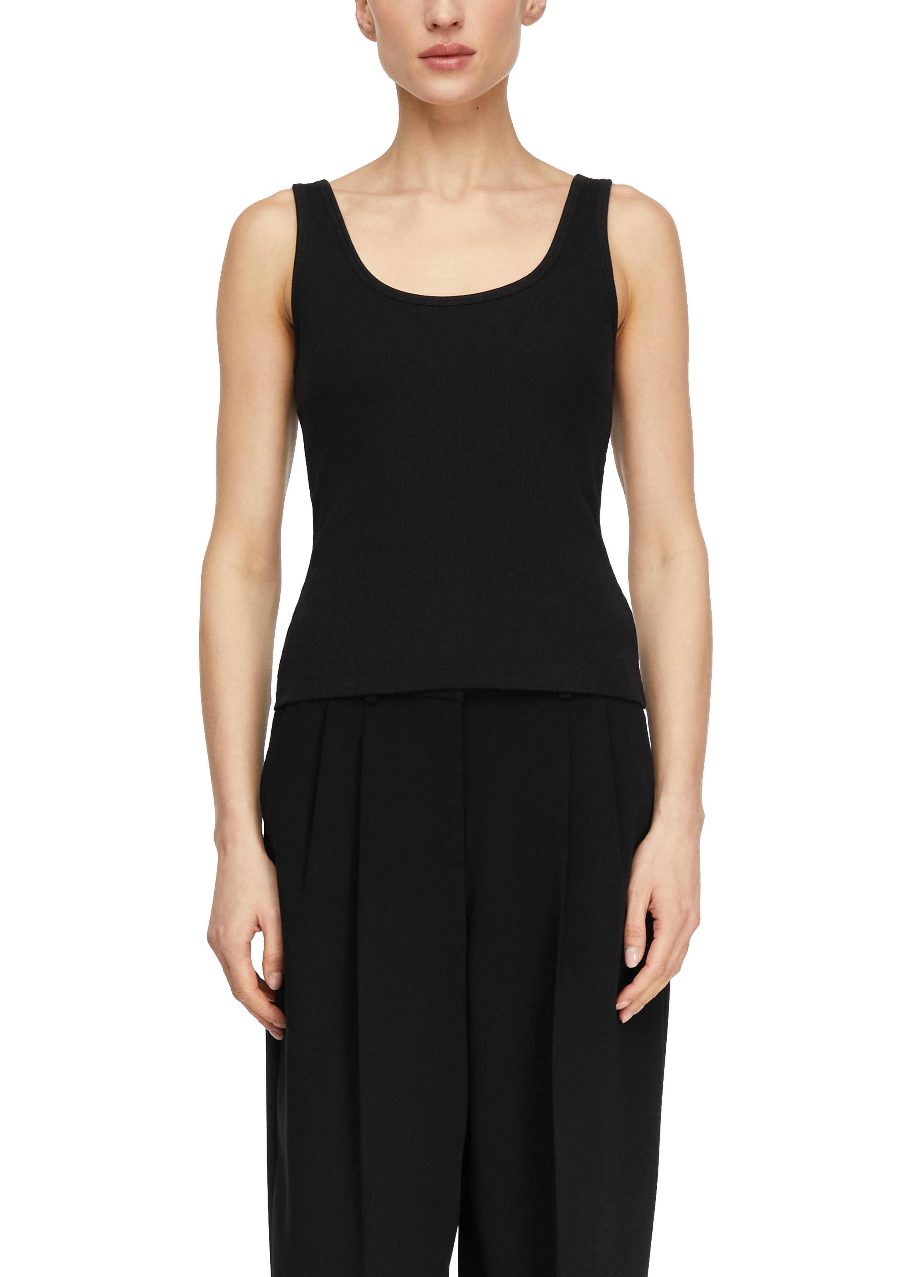 comma Ripptanktop mit Stretch