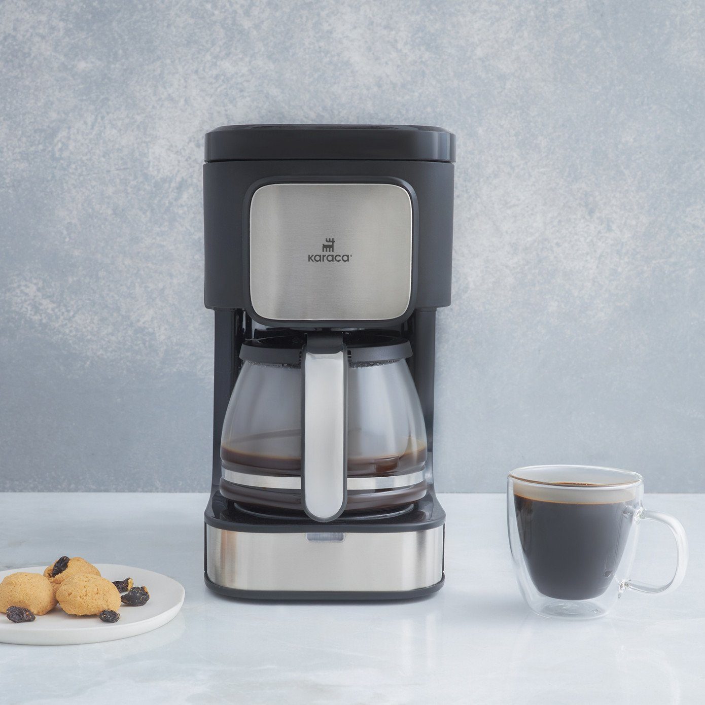Karaca Espressomaschine Karaca Coffee Brew Brühmaschine in1 Kaffee Aroma Tee 2 Inox und Filter