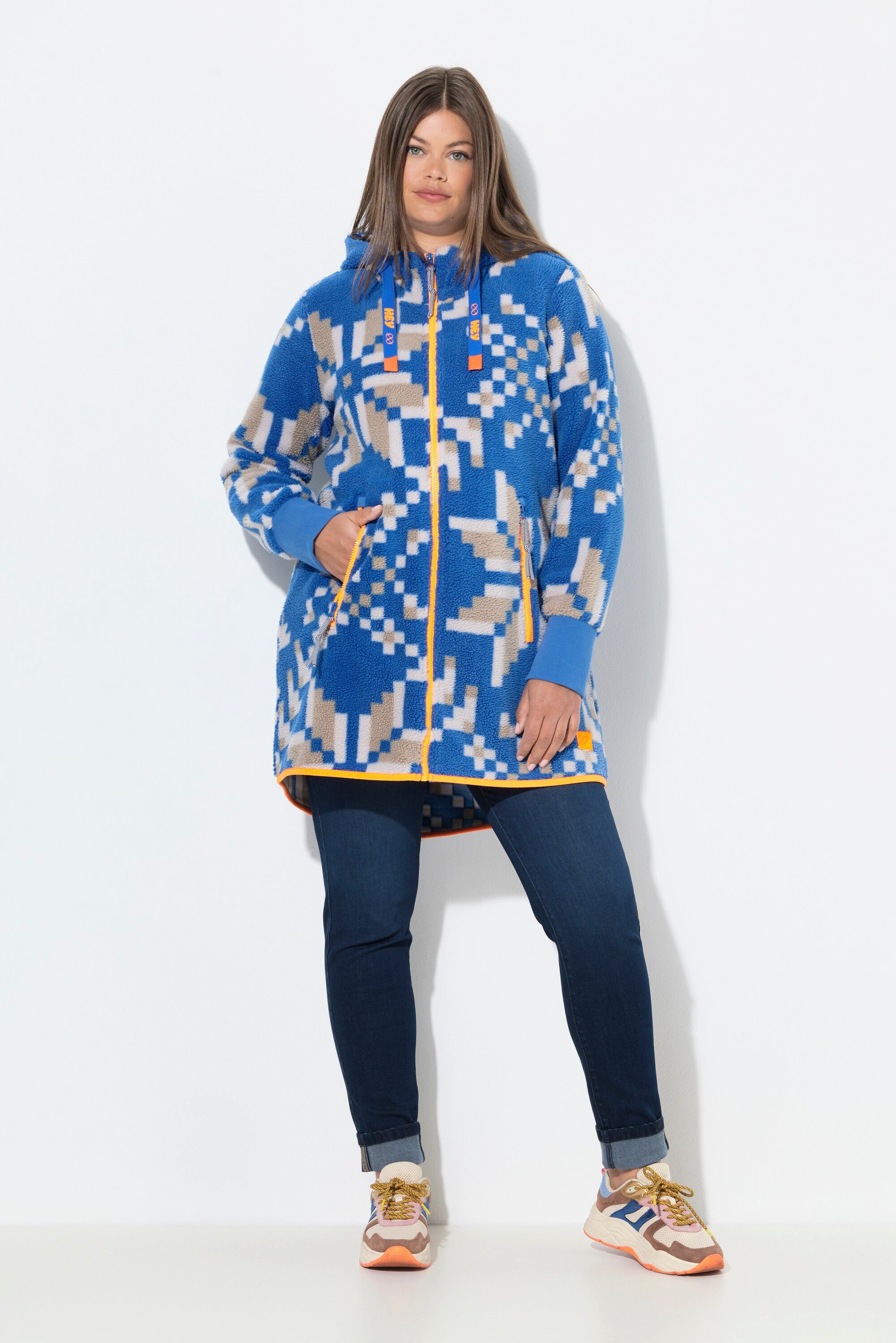 Laurasøn Sweatjacke Teddy-Sweatjacke Langarm Kapuze günstig online kaufen