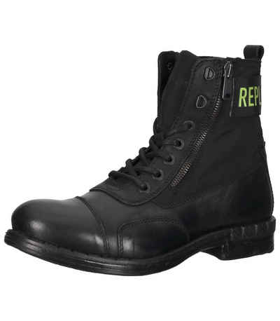 Replay Stiefelette Leder Schnürstiefelette