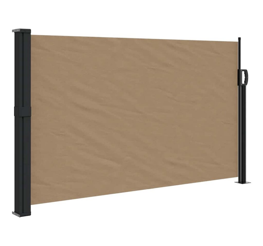 Thumbnail - vidaXL Markise Seitenmarkise Ausziehbar Taupe 120x500 cm