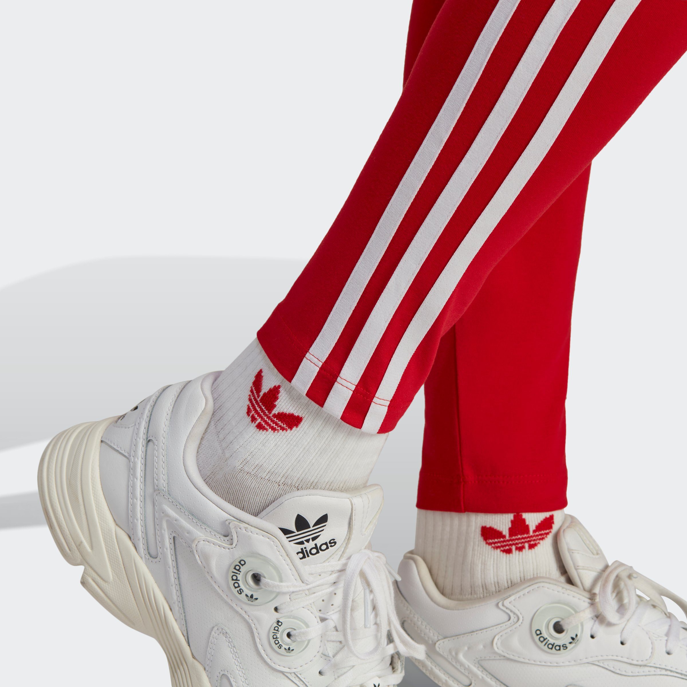 adidas Originals CLASSICS Better (1-tlg) ADICOLOR 3-STREIFEN Leggings Scarlet