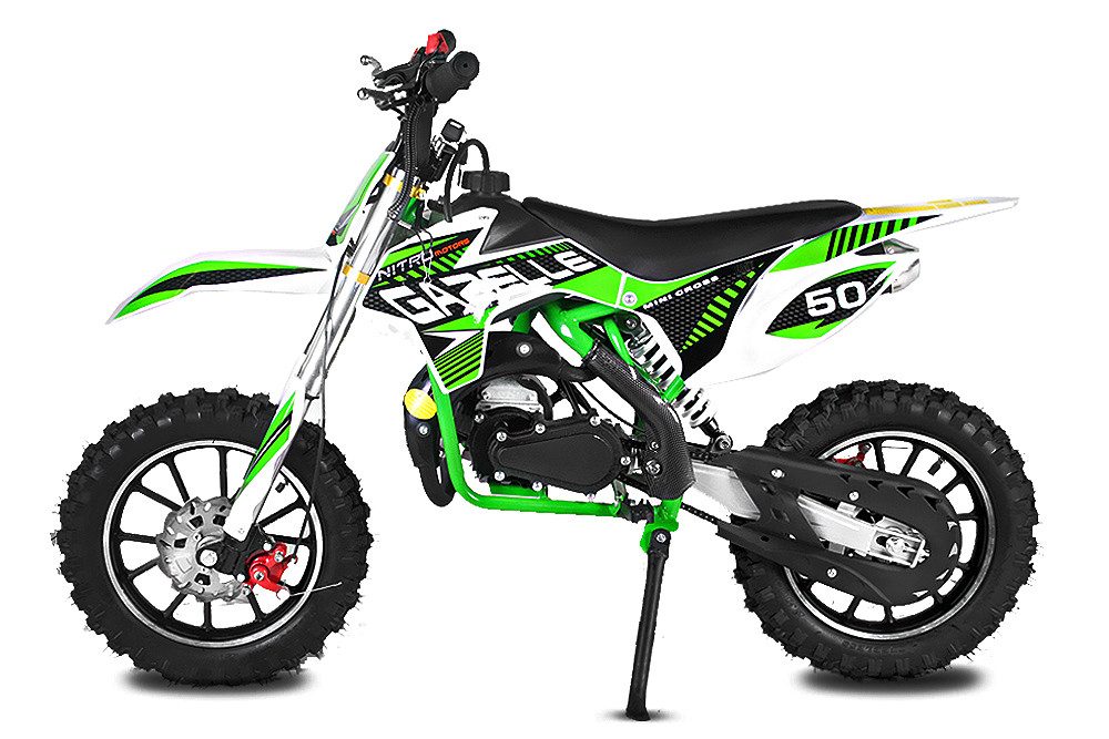 Smarty Dirt-Bike 49cc Dirtbike Gazelle Deluxe E-Start Edition Crossbike Dirtbike Pocket