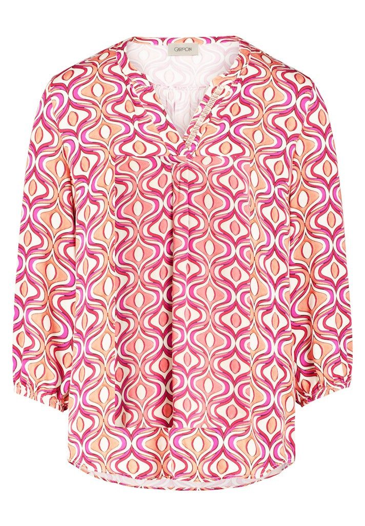 Shirtbluse Damen mit Muster
