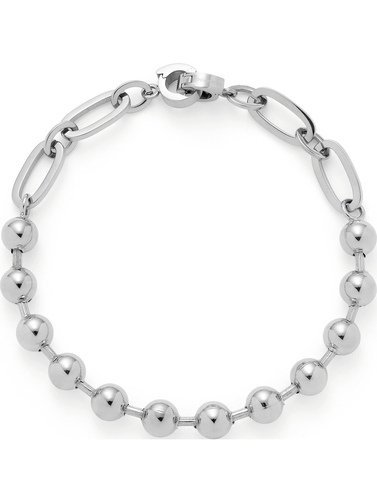 Jewels by Leonardo Armbandjes, Armband Signora Clip Mix, Glas, Parel Jewels by Leonardo Armbandjes, Armband Signora Clip Mix, Glas, Parel