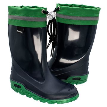 Fischer-Markenschuh Fille Gummistiefel aus PVC, wasserdicht, ungefüttert