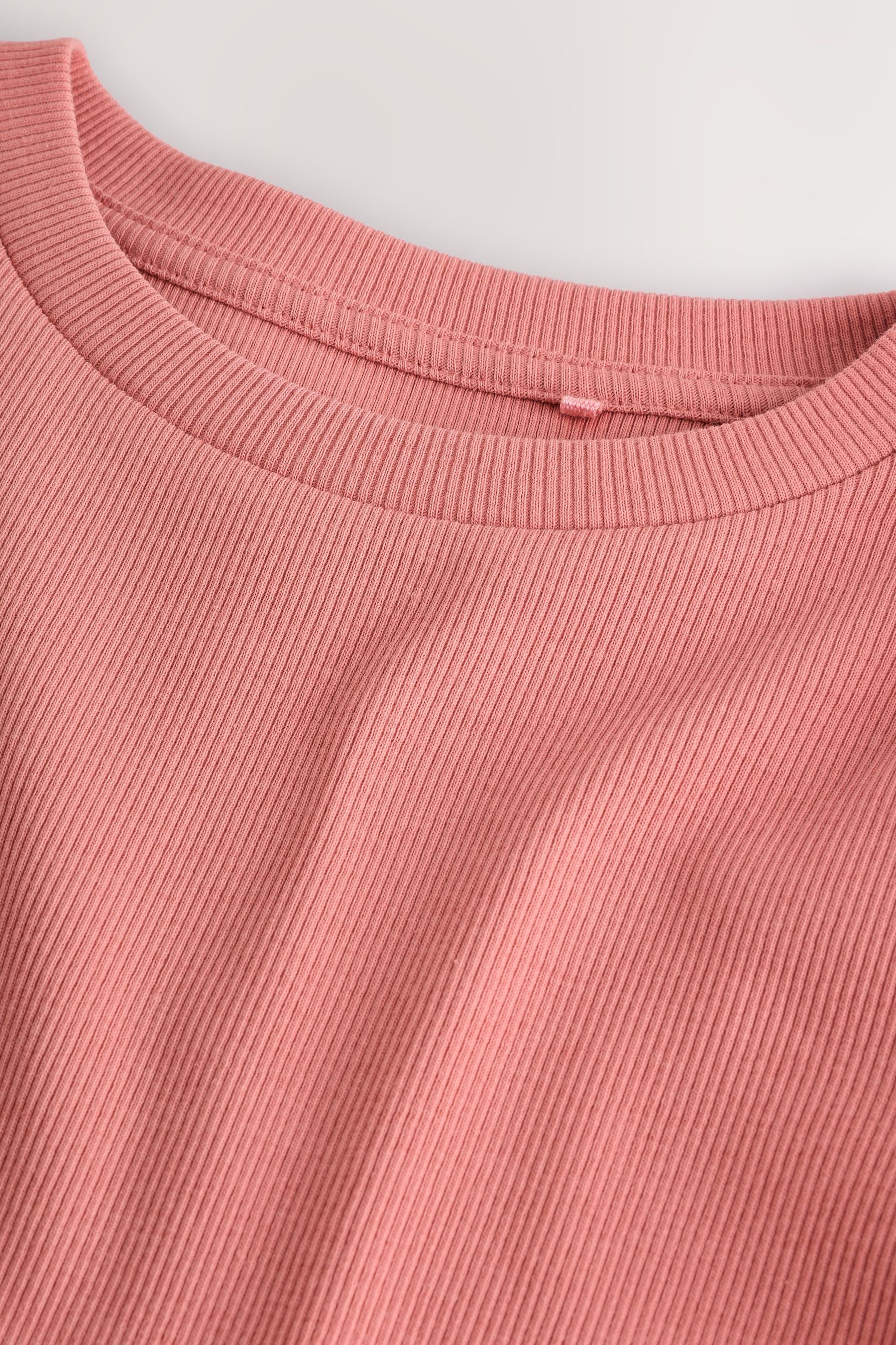Next Langarmshirt 3er-Pack gerippte Langarmoberteile (3-tlg)