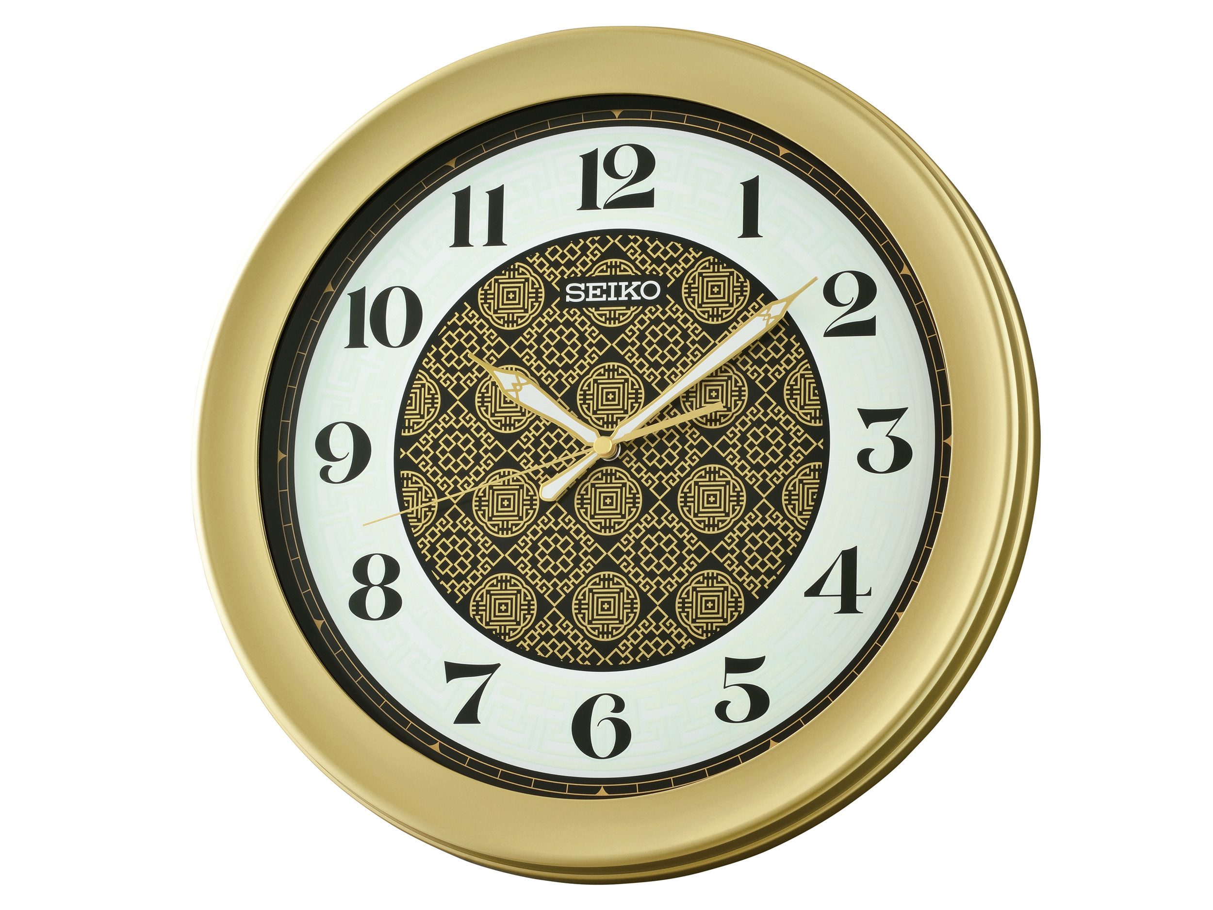 Seiko Wanduhr (Quarzuhr, durchlaufende Sekunde, Büro, Küche, Esszimmer, Wohnzimmer)