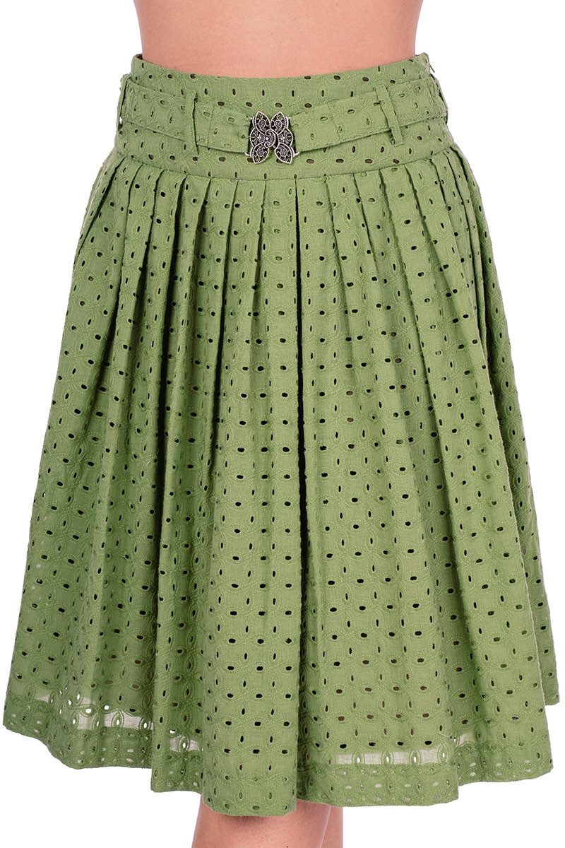 Berwin & Wolff Trachtenrock Trachtenrock - TILIZIA - olivgrün