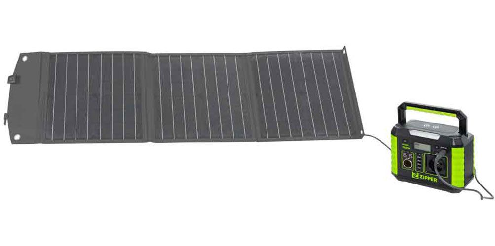 ZIPPER portable power station for powering devices without mains access