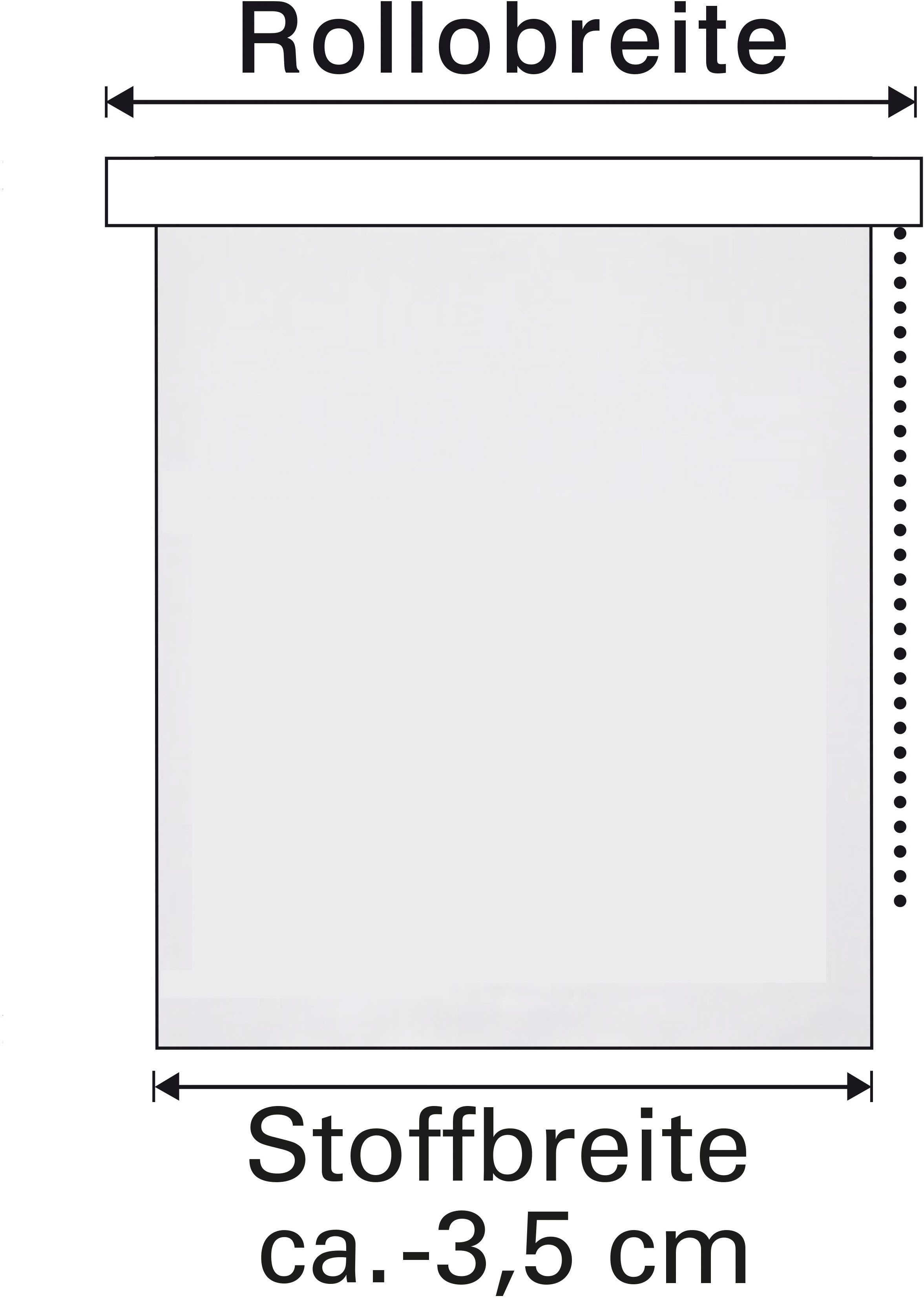 Rollo Seitenzugrollo Thermo energiesparend, GARDINIA, abdunkelnd, mit Bohren, freihängend, verschraubt, Schrauben, Thermo Rückseite – Bild 2 von 2
