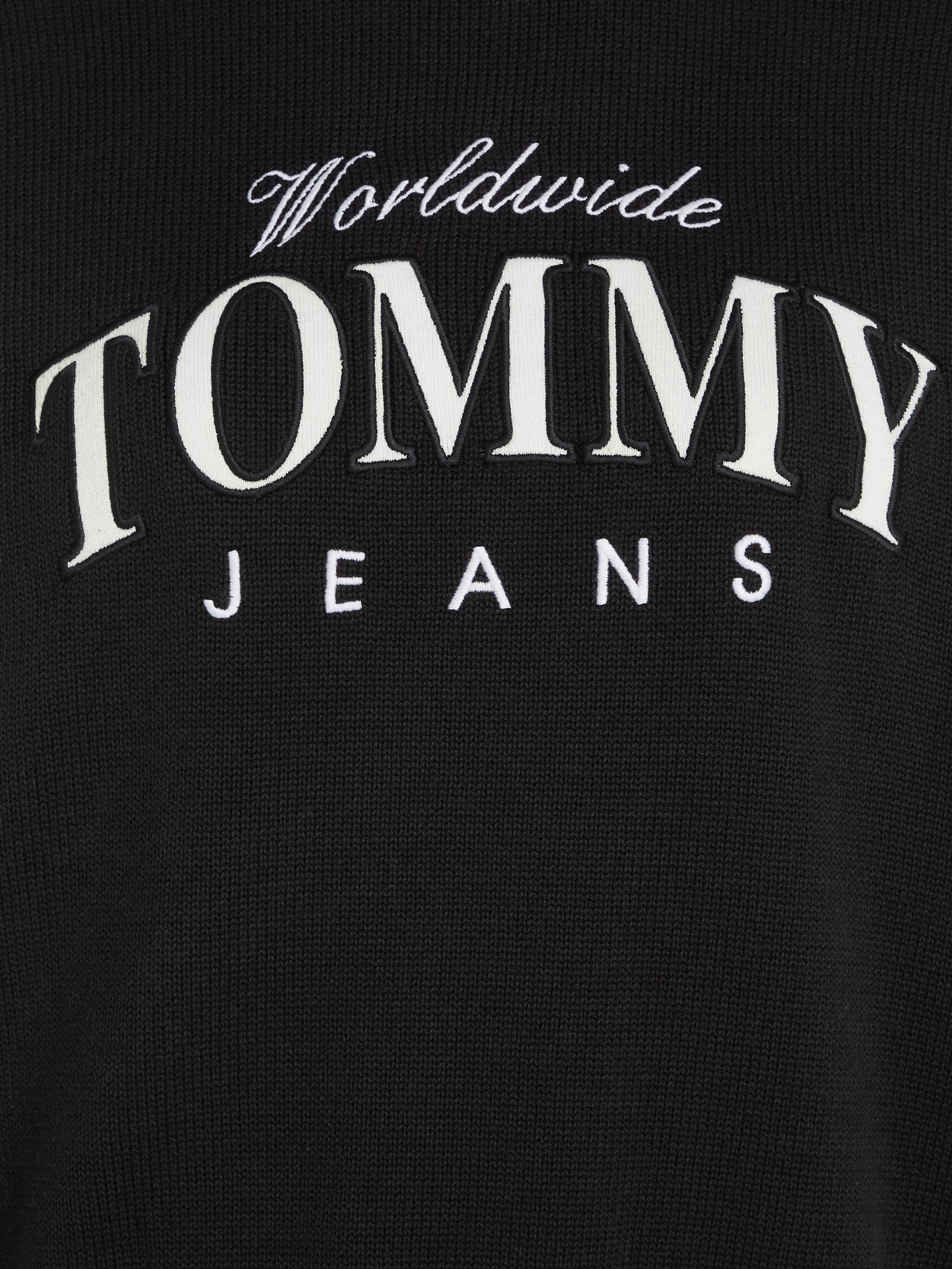 Logoschriftzug SWEATER TJW Tommy Jeans mit Strickpullover VARSITY
