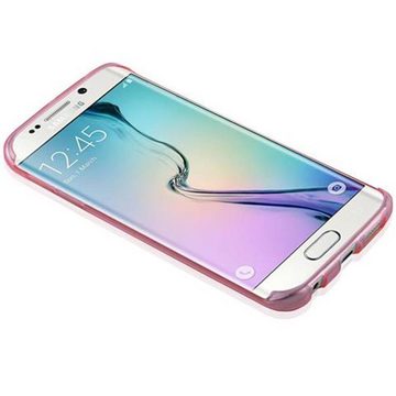 Cadorabo Handyhülle Samsung Galaxy S6 EDGE Samsung Galaxy S6 EDGE, Flexible TPU Silikon Handy Schutzhülle - Hülle - ultra slim