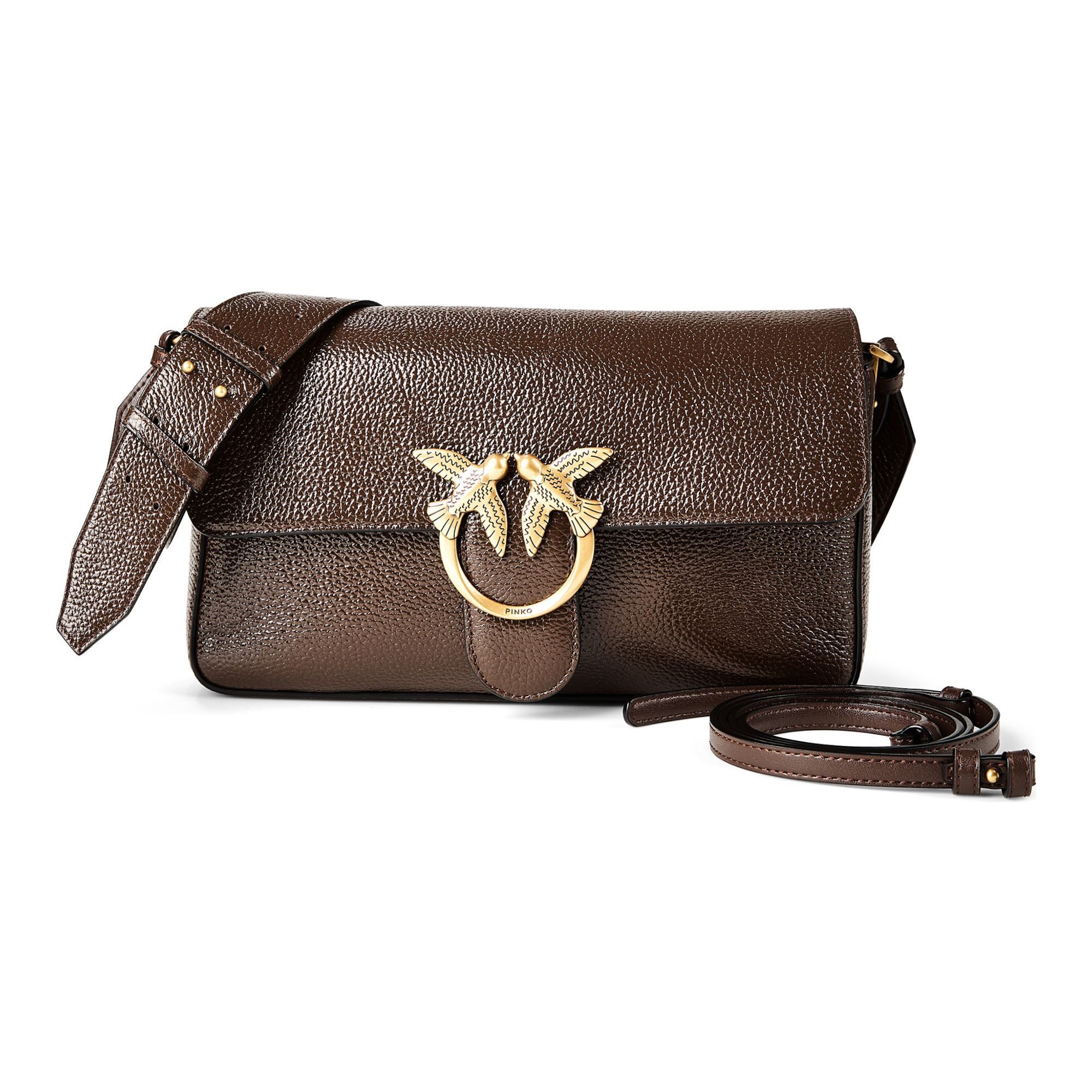 PINKO Schultertasche Love One, Leder