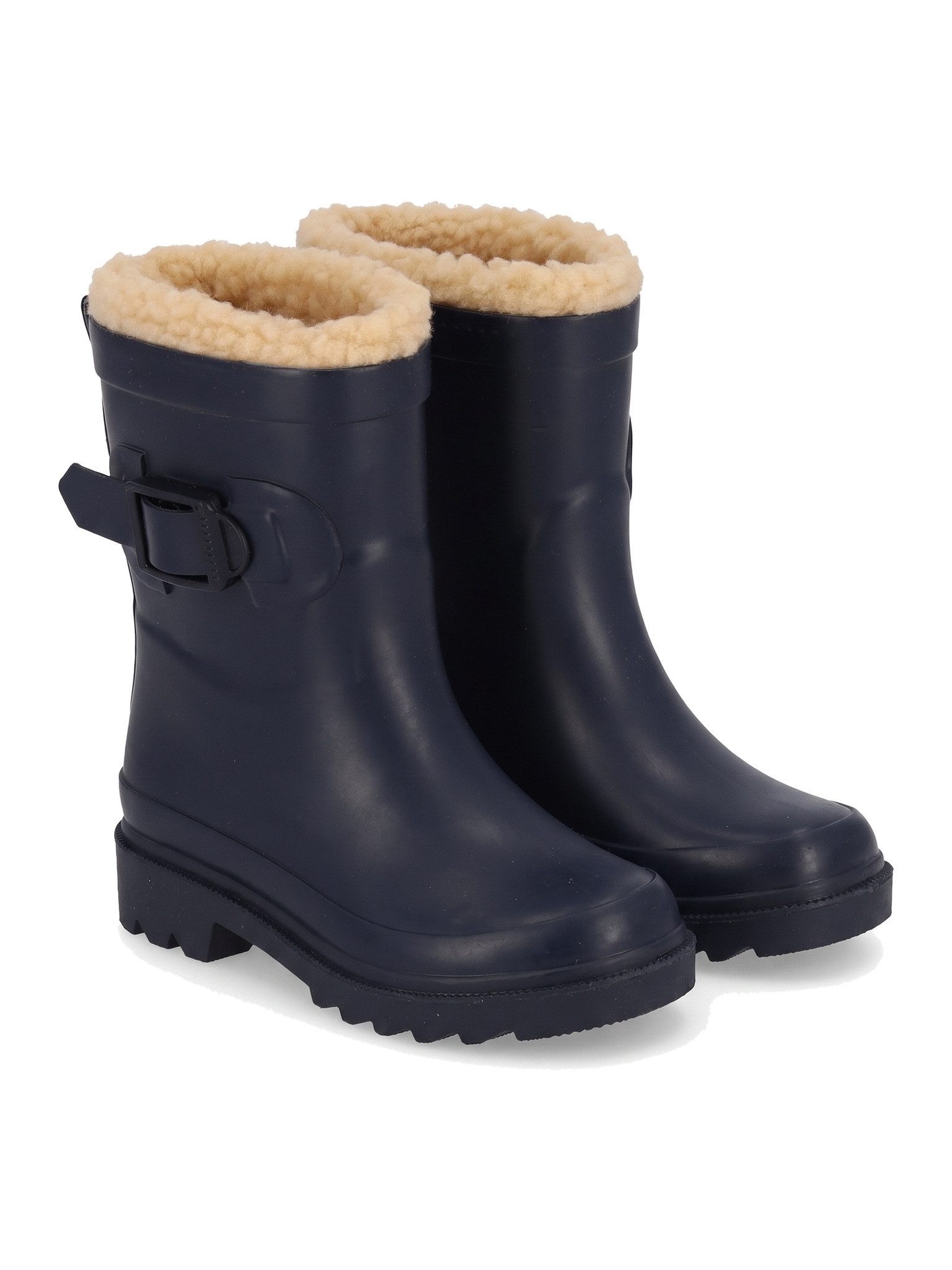 Black Snake Warm gefütterte Regenstiefel für Kinder Jungen und Mädchen in der Kita Gummistiefel Weiches Teddyfutter und griffige Profilsohle für Schnee und Matschtage