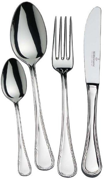 Picard & Wielpütz Solingen Besteck-Set Ligato (24-tlg), 6 Personen, Chromnickelstahl 18/10, Made in Germany