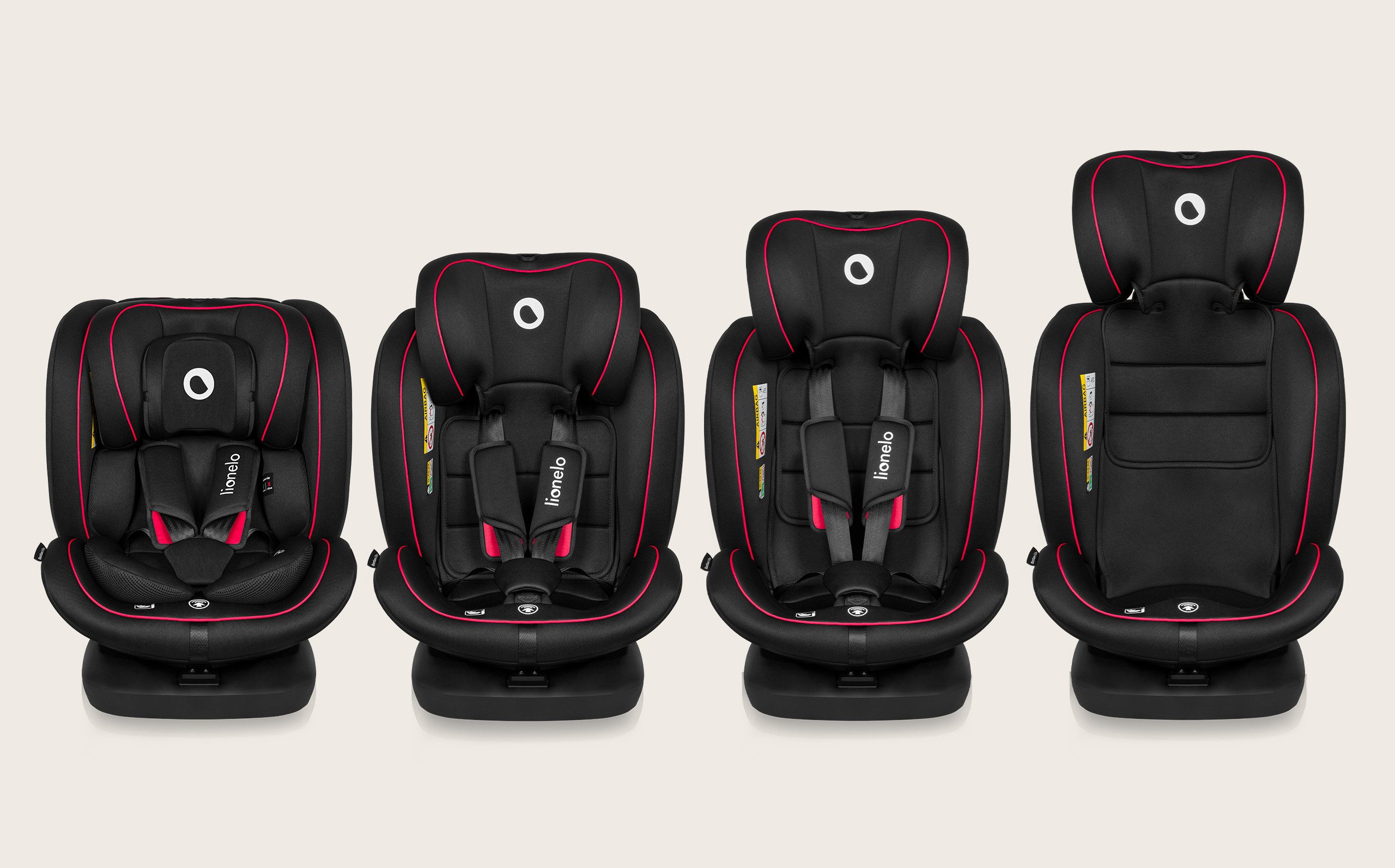 lionelo Autokindersitz BASTIAAN I-SIZE, ab: ab Geburt, bis: bis 12 Jahre, ab: 40,00 cm, bis: 150,00 cm, (Set), i-Size / 0-36 kg / Isofix + Top Tether