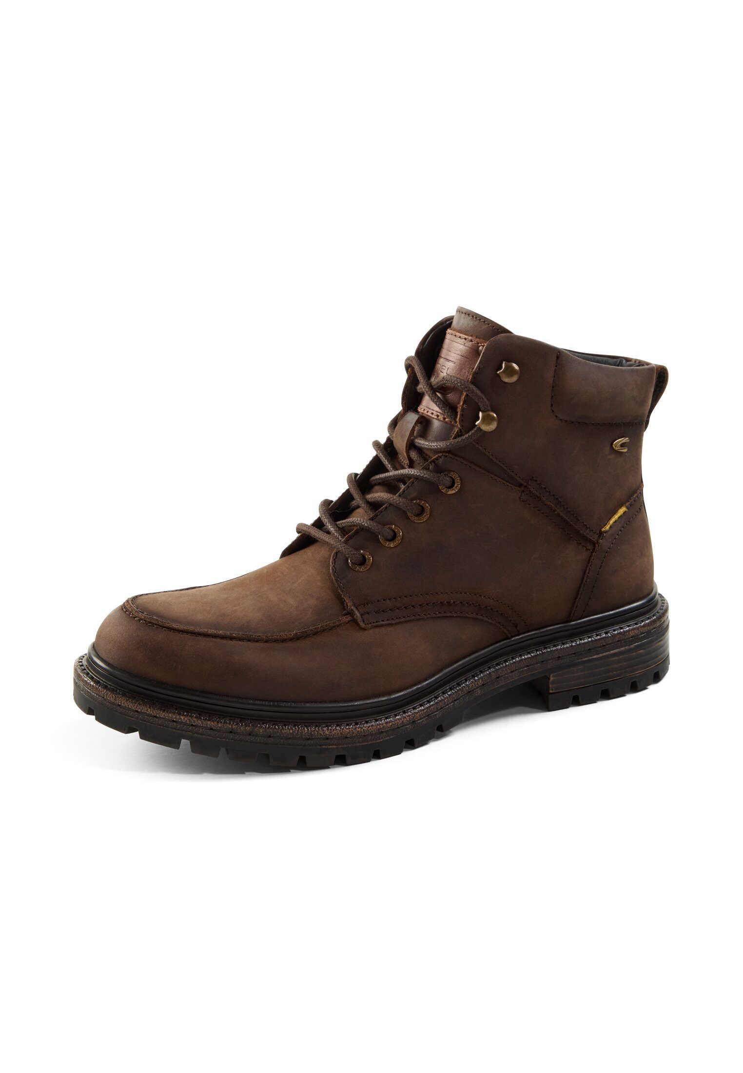 camel active Boot mit seitlichem Reißverschluss Schnürschuh