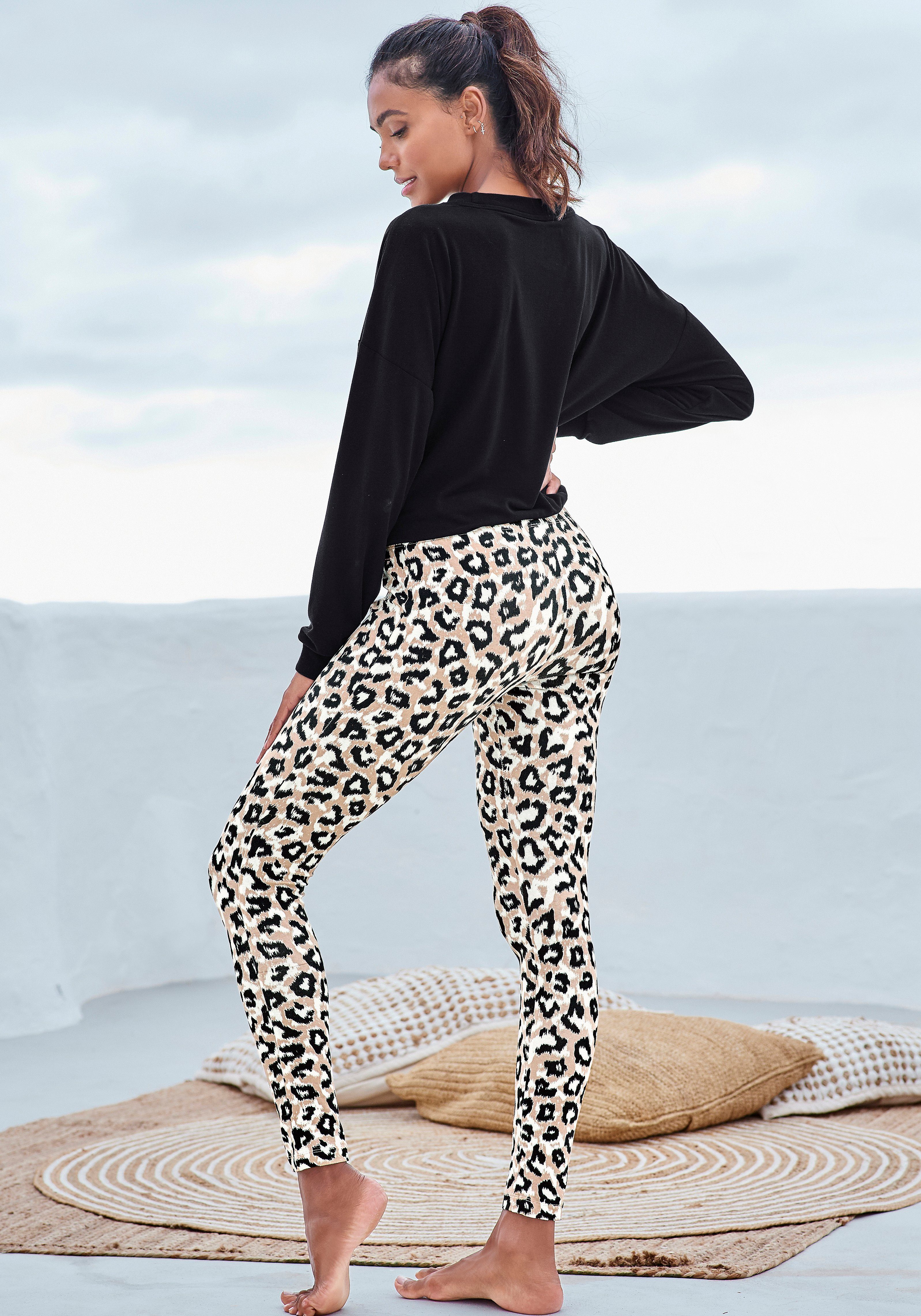 LASCANA Schlafhose in weicher Stretch-Qualität
