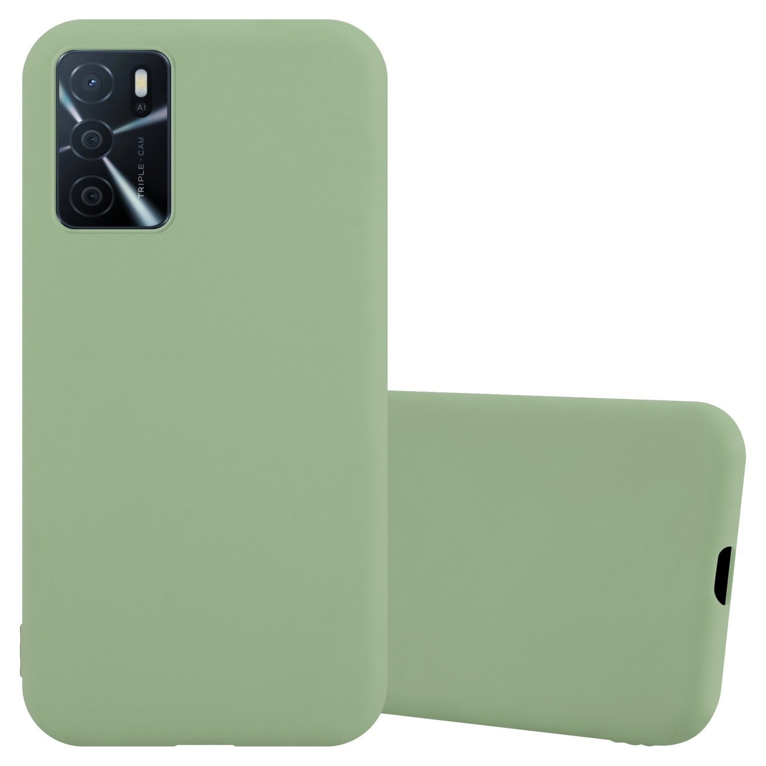 Cadorabo Handyhülle für Oppo A16s / A54s Hülle Oppo A16s / A54s, Flexible TPU Silikon Handy Schutzhülle - Hülle - ultra slim