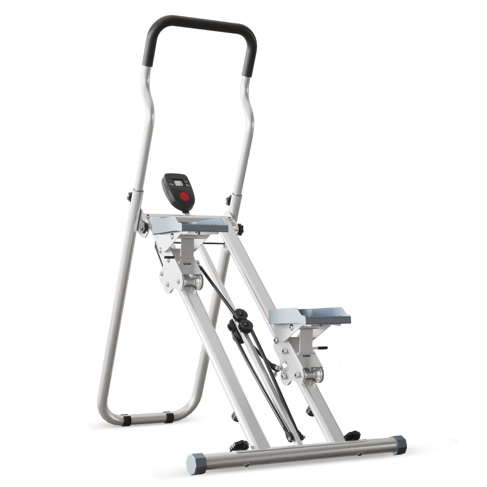 TWSOUL Stepper Stair Stepper mit Handgriff, Klappbare, mit LCD-Bildschirm