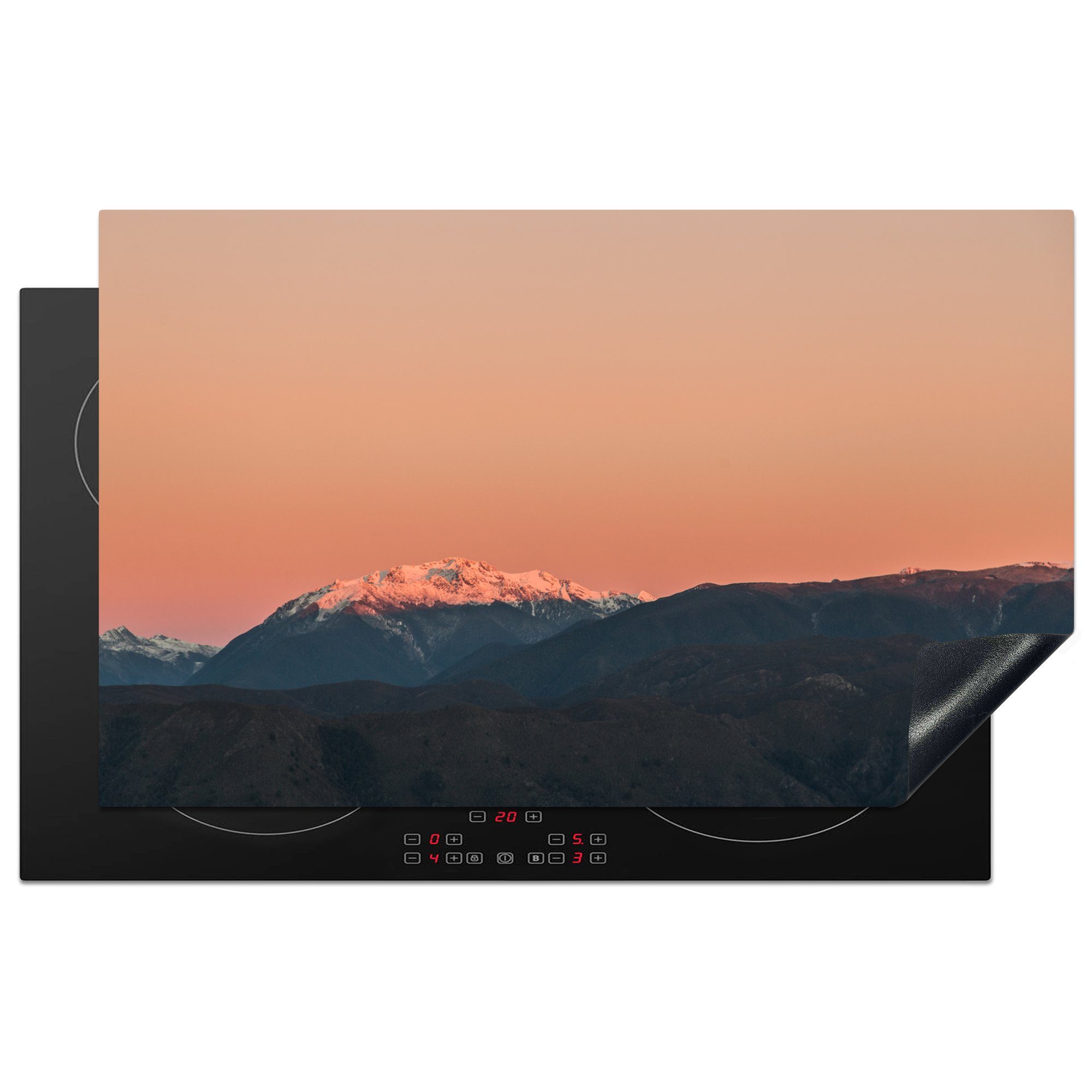 MuchoWow Herdblende-/Abdeckplatte Sonnenaufgang im Kahurangi National Park in Neuseeland, Vinyl, (1 tlg), 83x51 cm, Ceranfeldabdeckung, Arbeitsplatte für küche