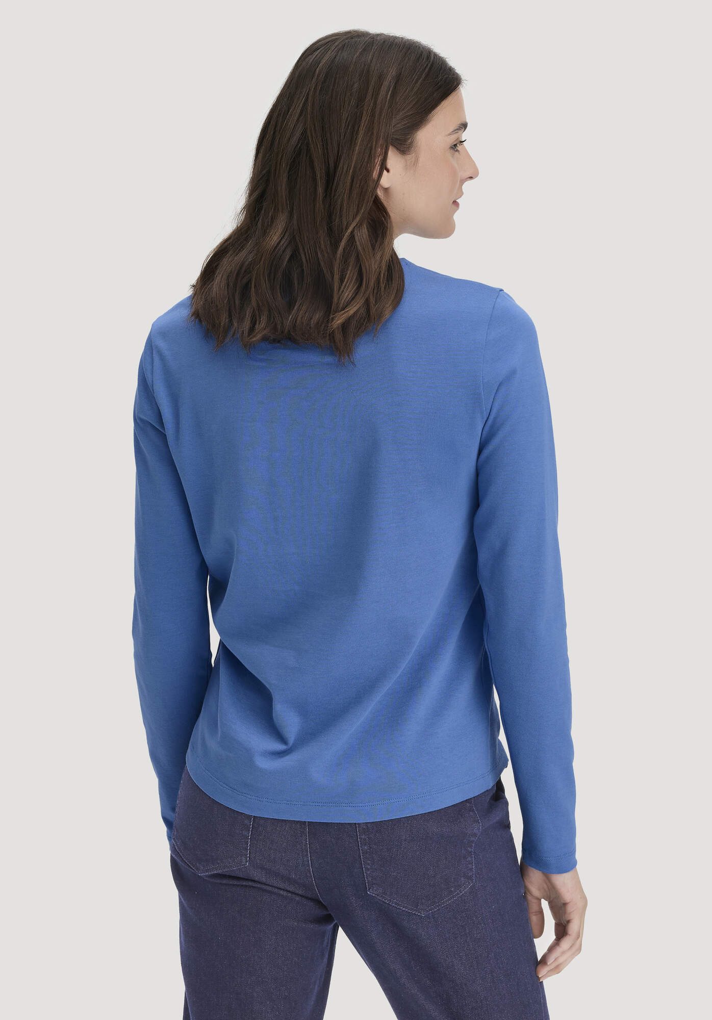Hessnatur T-Shirt Langarm Regular aus reiner Bio-Baumwolle (1-tlg)