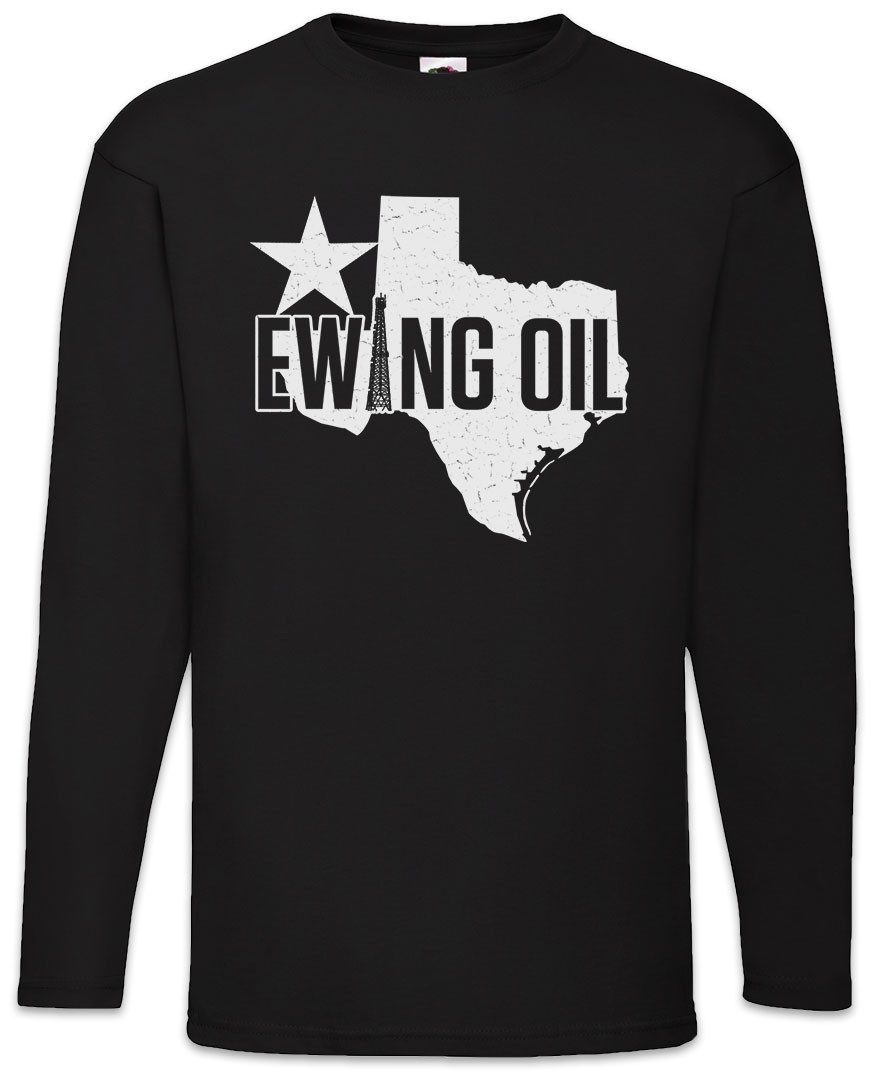Langarmshirt Ewing Oil B2 Langarm T-Shirt Logo Texas Symbol Dallas State TV Series