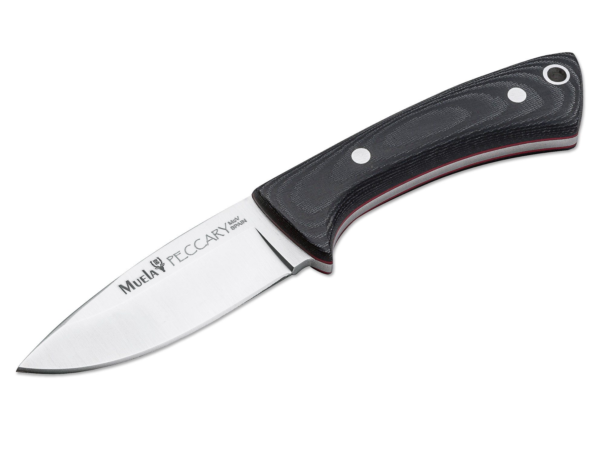 Taschenmesser Feststehendes Messer Peccary Black