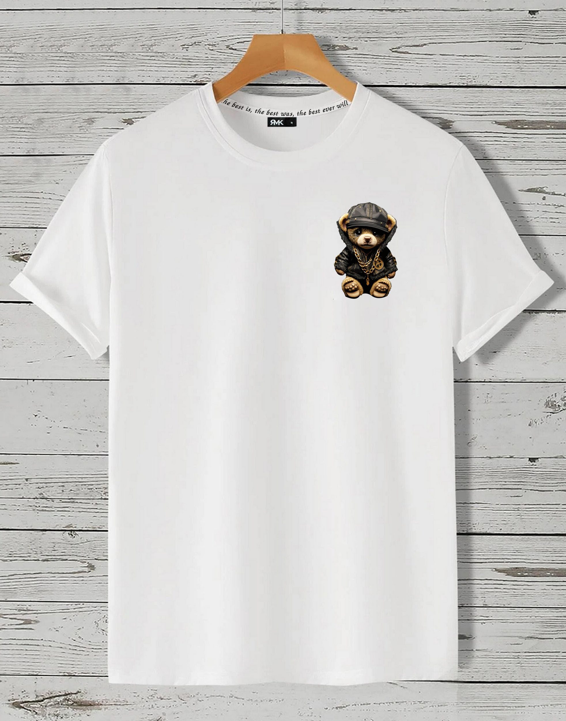 RMK T-Shirt Herren Shirt Sommer Teddybär Bär Bear aus Baumwolle
