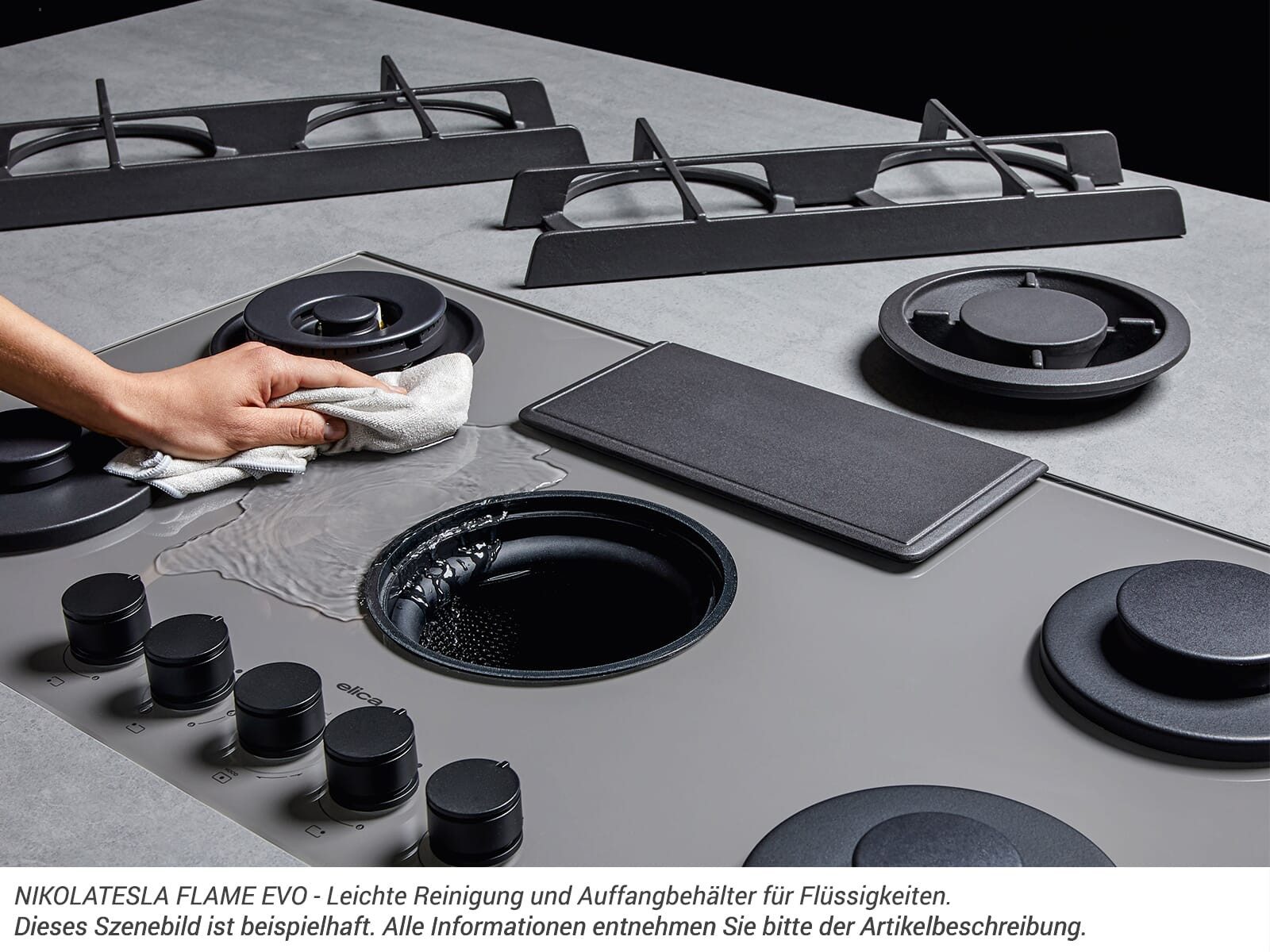 Elica Kochfeld mit Dunstabzug PRF0196341 + KIT0199838